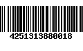 Código de Barras 4251313880018