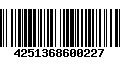 Código de Barras 4251368600227