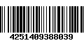 Código de Barras 4251409388039