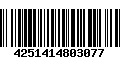 Código de Barras 4251414803077