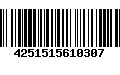 Código de Barras 4251515610307