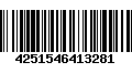 Código de Barras 4251546413281