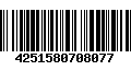 Código de Barras 4251580708077