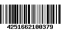 Código de Barras 4251662100379