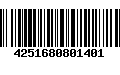 Código de Barras 4251680801401