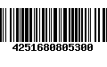 Código de Barras 4251680805300