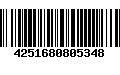 Código de Barras 4251680805348