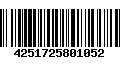 Código de Barras 4251725801052