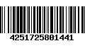 Código de Barras 4251725801441