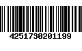 Código de Barras 4251730201199