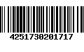 Código de Barras 4251730201717