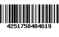 Código de Barras 4251758404619