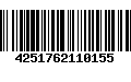 Código de Barras 4251762110155