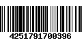 Código de Barras 4251791700396