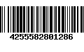 Código de Barras 4255582801286