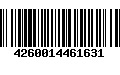 Código de Barras 4260014461631