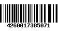 Código de Barras 4260017385071