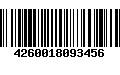 Código de Barras 4260018093456