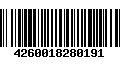 Código de Barras 4260018280191