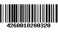 Código de Barras 4260018280320