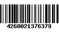 Código de Barras 4260021376379