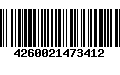 Código de Barras 4260021473412