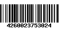 Código de Barras 4260023753024