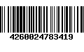 Código de Barras 4260024783419