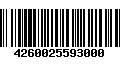 Código de Barras 4260025593000