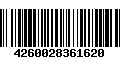 Código de Barras 4260028361620