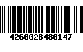 Código de Barras 4260028480147