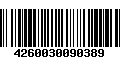 Código de Barras 4260030090389