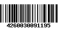 Código de Barras 4260030091195