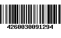 Código de Barras 4260030091294