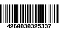 Código de Barras 4260030325337