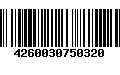 Código de Barras 4260030750320