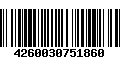 Código de Barras 4260030751860