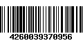 Código de Barras 4260039370956