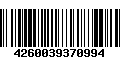 Código de Barras 4260039370994