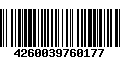 Código de Barras 4260039760177