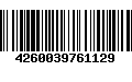 Código de Barras 4260039761129