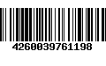 Código de Barras 4260039761198