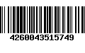 Código de Barras 4260043515749