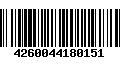 Código de Barras 4260044180151