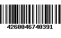 Código de Barras 4260046740391