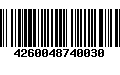 Código de Barras 4260048740030