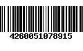 Código de Barras 4260051078915