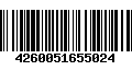 Código de Barras 4260051655024