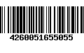 Código de Barras 4260051655055