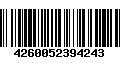 Código de Barras 4260052394243